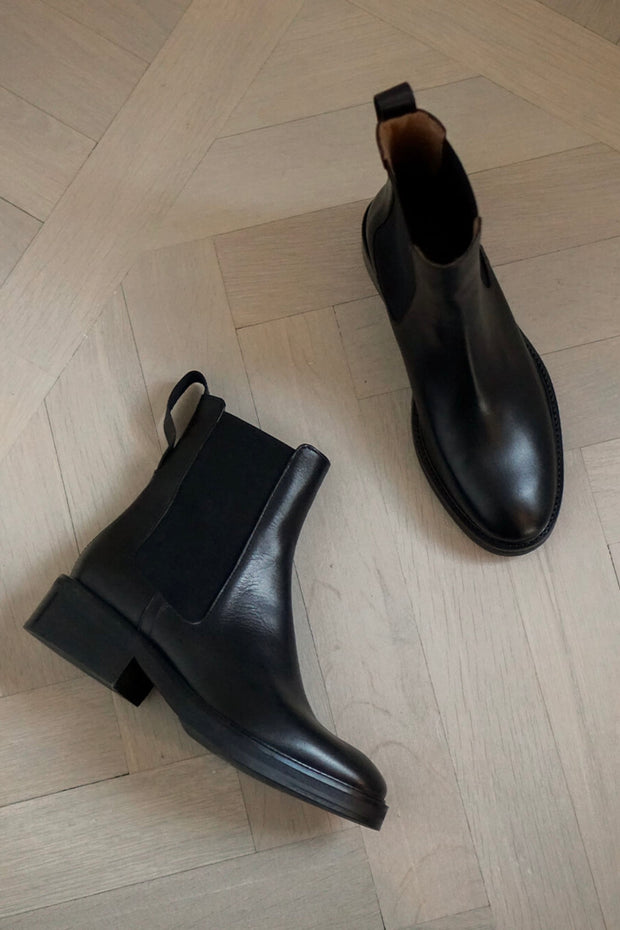 Bottines Franca Cuir Noir