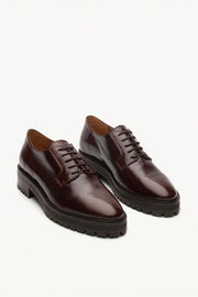 Chaussures Derbies en cuir vernis marron no.88 Rivecour Bonny Lyon