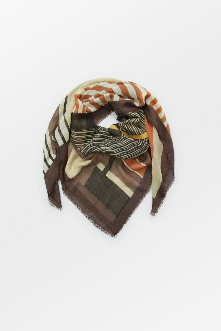 Foulard Lines Graph Woo