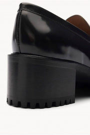 Mocassins no.80 Cuir poli Noir