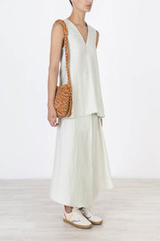 Jupe Raw Linen Rugiada
