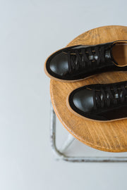 Baskets Rivecour no.14 cuir blanc noir Bonny Lyon