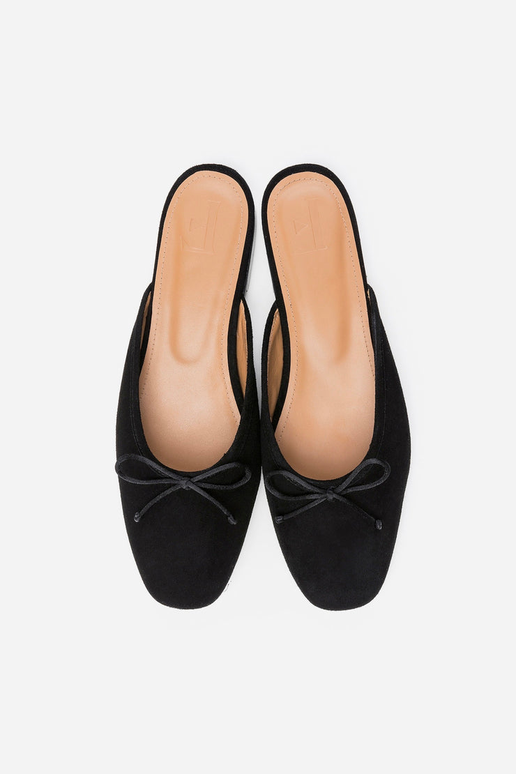 Ballerines Malva Suede Noir