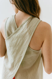 Blouse Linen Incrocio Rugiada