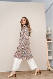Imperméable Magpie zebra camel Becksondergaard Bonny Lyon