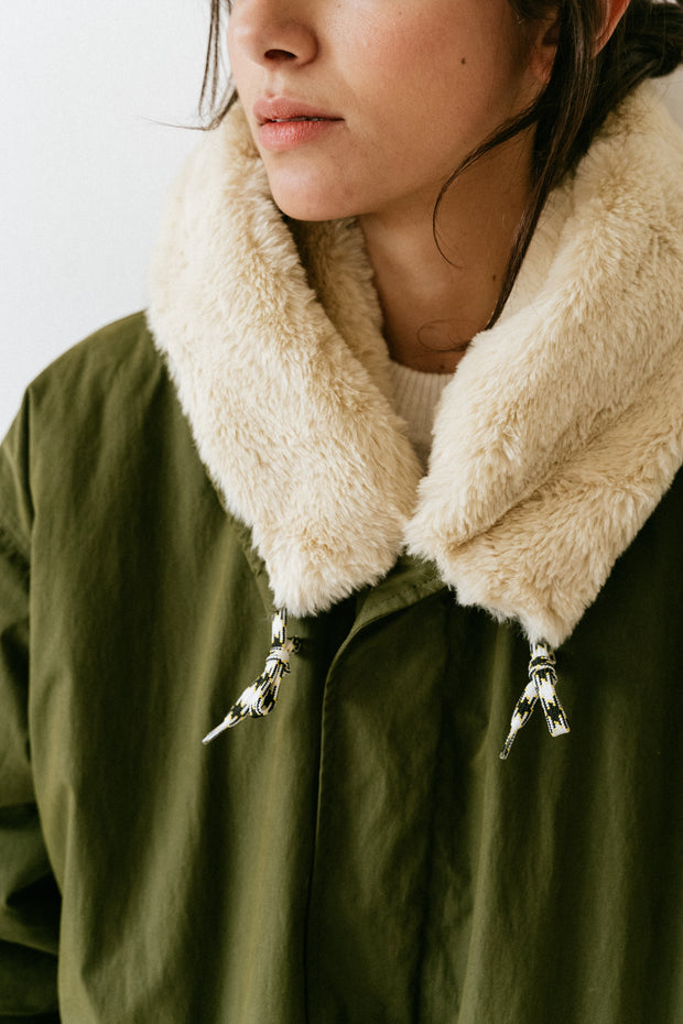 Parka Laos Olive Kaki Bellerose Bonny Lyon