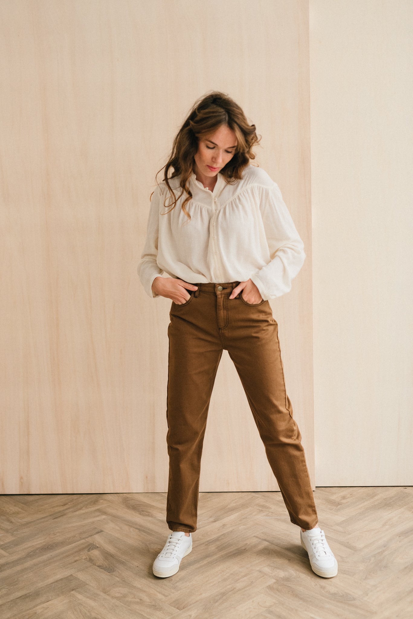 Jeans camel Remi Chloé Stora Bonny Lyon