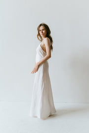 Robe Linen Slip Natural