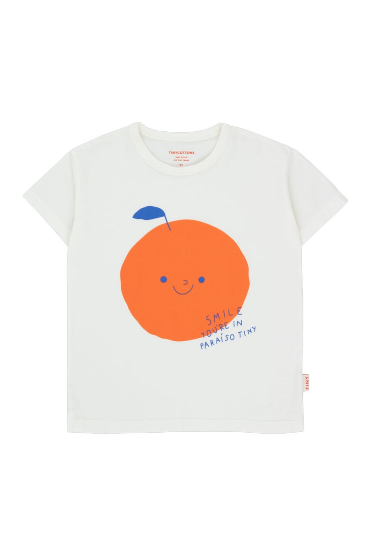 T-Shirt Tangerine White/Red
