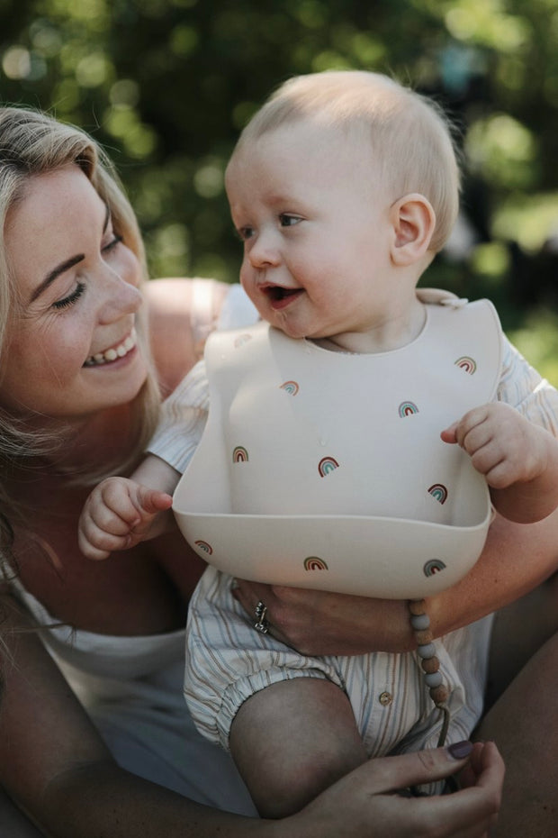 Silicone Baby Bib Mushie Bonny Lyon