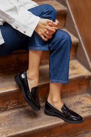 Mocassins no.82 Cuir Noir