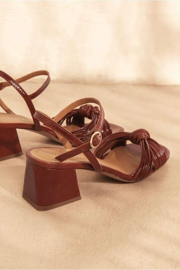 Sandales no.540 Cognac